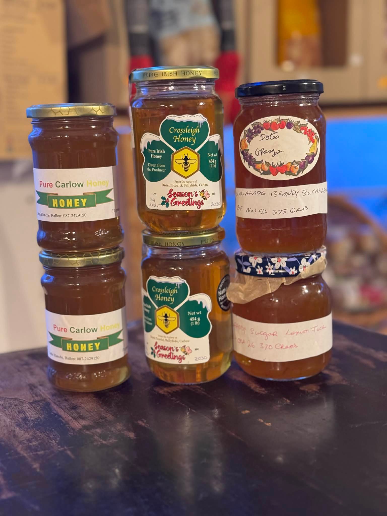 Locally Sourced Jams and Preserves